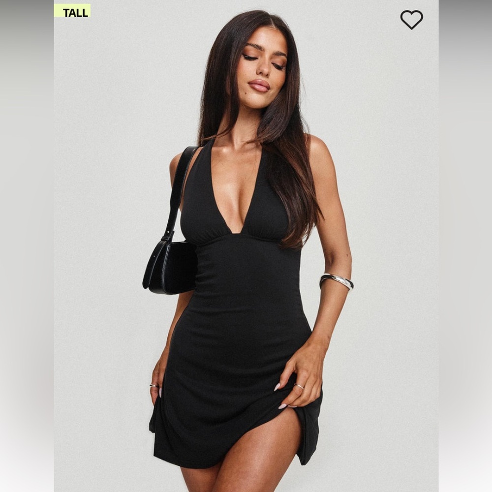 NWT Princess Polly “Tinisie Halter Mini Dress” (Tall)